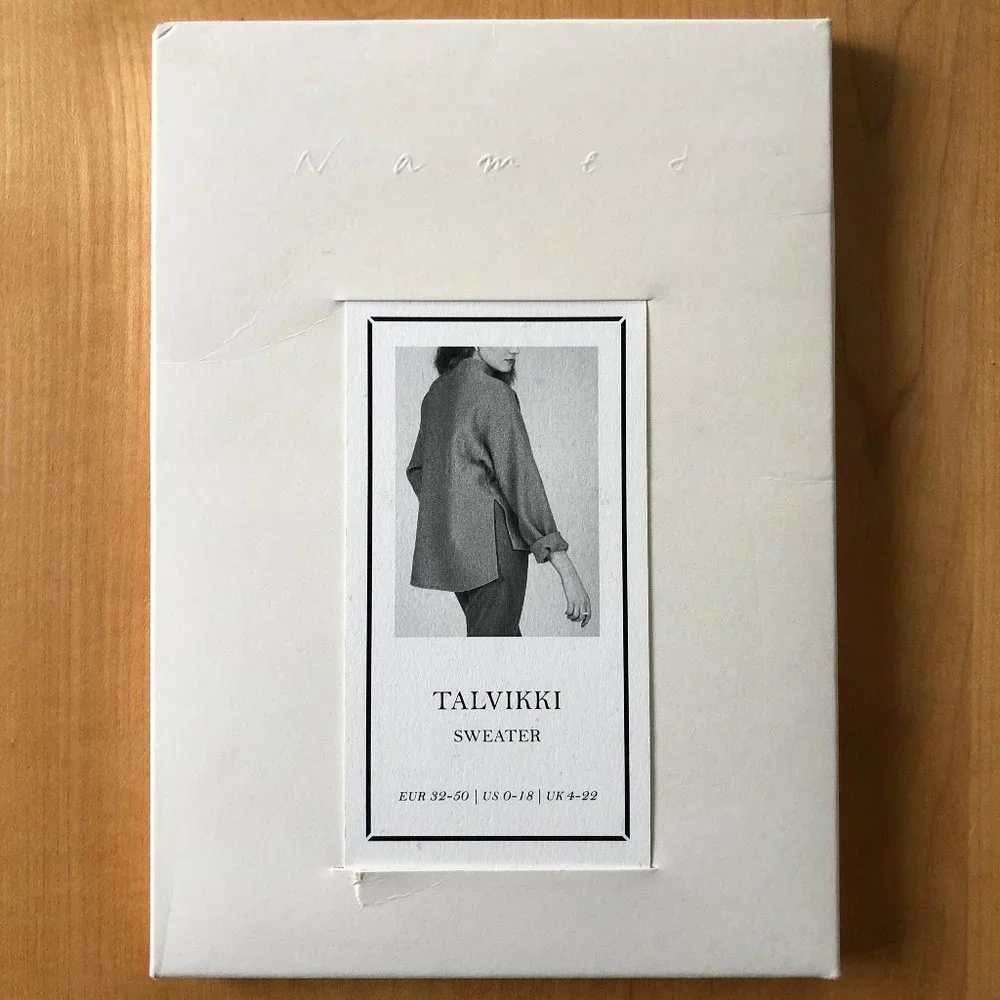 Named Pattern Talvikki Sweater, Uncut Sizes 0-18 - Picture 1 of 5